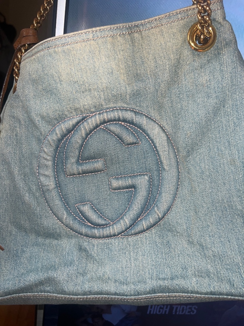 Gucci Soho Denim Tote Bag - Picture 5 of 15